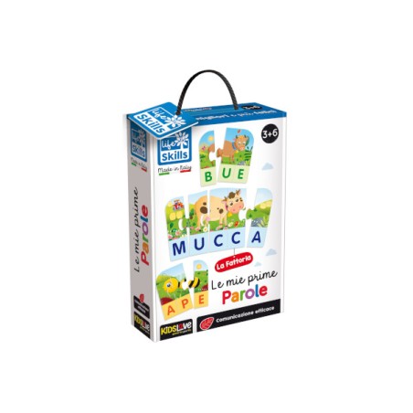 1 - LISCIANI - LIFE SKILLS LE MIE PRIME PAROLE LA FATTORIA 72507 Gioco interattivo per bambini 3-6A