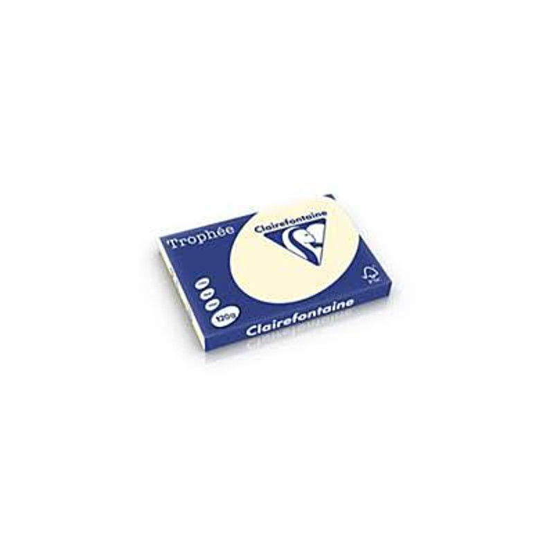 CLAIREFONTAINE TROPHEE 250 fogli Carta per fotocopie colore avorio 1302 A3 120 gr