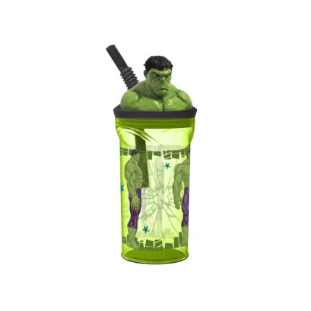 1 - BICCHIERE TRITAN HULK C/CANNUCC. 3D ST74867