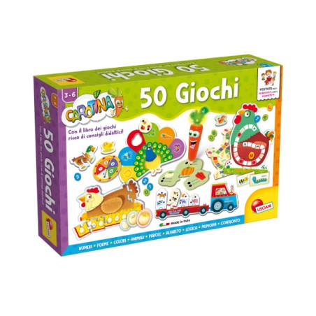 1 - LISCIANI - CAROTINA PENNA PARLANTE 50 GIOCHI NUOVA EDIZIONE 76710 Gioco Educativo per bambini e prima infanzia
