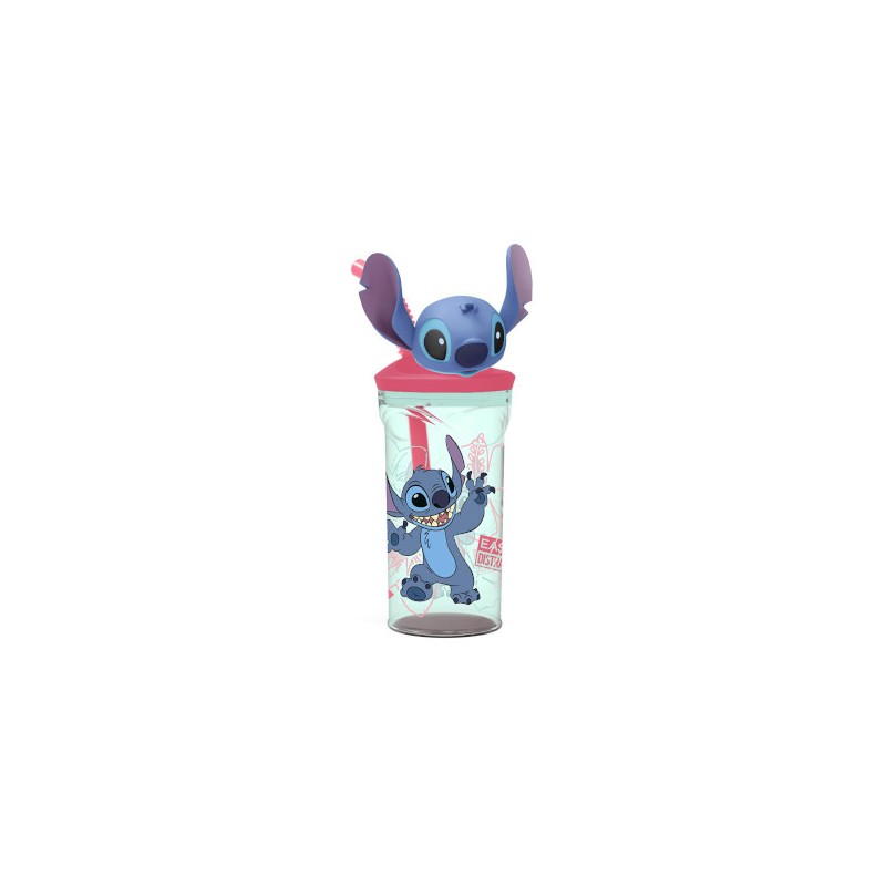 BICCHIERE TRITAN STITCH C/CANNUCC. 3D ST74869 BICCHIERE TRITAN STITCH C/CANNUCC. 3D ST74869
