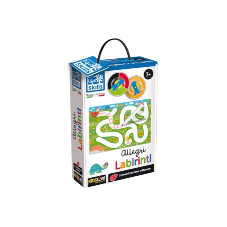 1 - LISCIANI - LIFE SKILLS GLI ALLEGRI LABIRINTI EDUCATIVI 76758 Gioco interattivo per bambini +3A