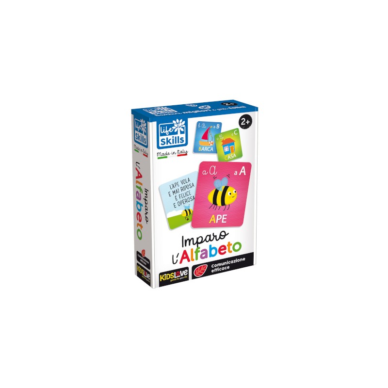 LISCIANI - LIFE SKILLS CARDS IMPARO L'ALFABETO 84050 Gioco interattivo per bambini +3A LISCIANI - LIFE SKILLS CARDS IMPARO L'ALFABETO 84050 Gioco interattivo per bambini +3A