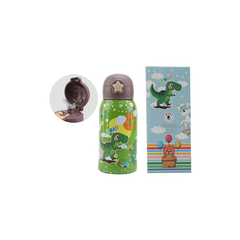 BORRACCIA TERMICA BABY 500ML. C/CANNUCCIA MYPIKY DINOSAURO MPBB05 BORRACCIA TERMICA BABY 500ML. C/CANNUCCIA MYPIKY DINOSAURO MPBB05