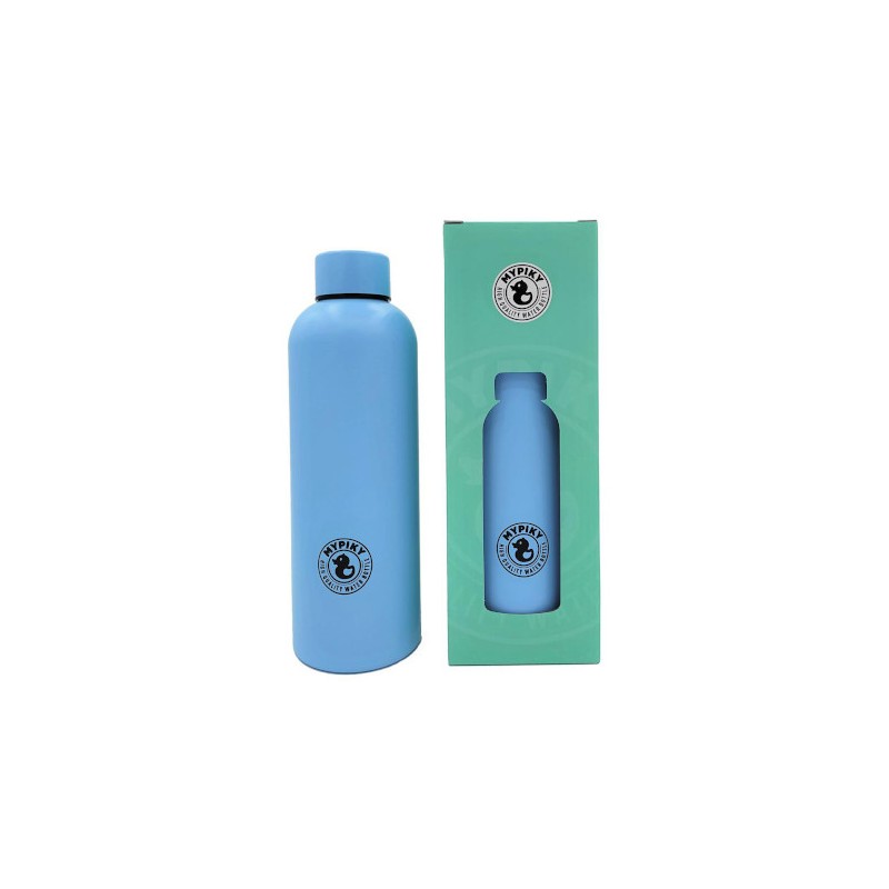 Borraccia Termica Mypiky Young 500 ml Celeste Doppia Camera in Acciaio Inox con Chiusura Ermetica MP35CS