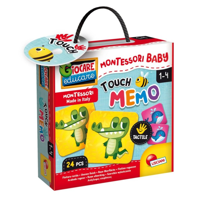 LISCIANI MONTESSORI BABY TOUCH MEMO 92703 LISCIANI MONTESSORI BABY TOUCH MEMO 92703