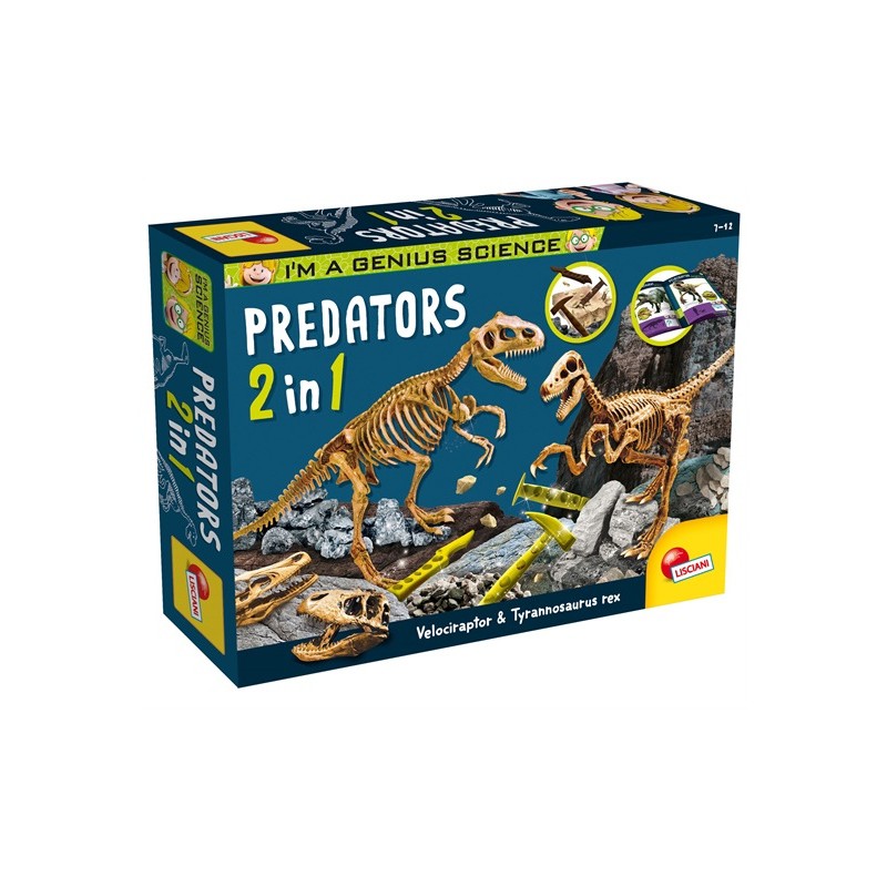LISCIANI I'M A GENIUS PREDATORS 2 in 1 95421* LISCIANI I'M A GENIUS PREDATORS 2 in 1 95421*