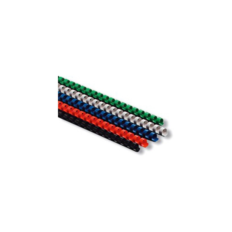 FELLOWES 100 pezzi Dorsi spirale rilegafogli 12 mm colore nero 5346507 FELLOWES 100 pezzi Dorsi spirale rilegafogli 12 mm colore nero 5346507