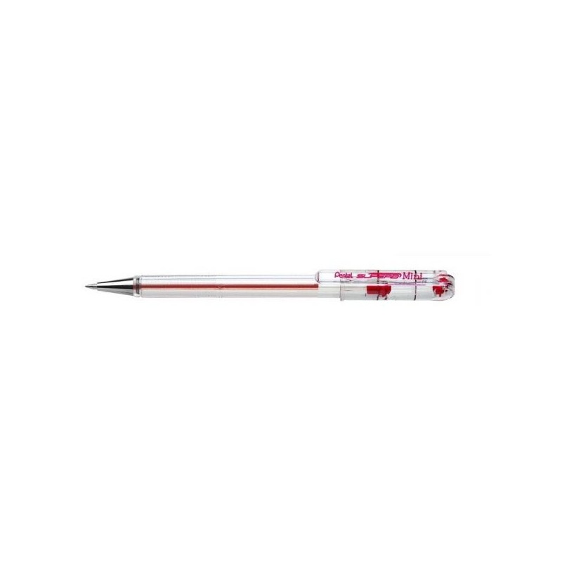Pentel Superb Mini 0.7 mm rosso punta fine 12 Pz BK77S Pentel Superb Mini 0.7 mm rosso punta fine 12 Pz BK77S