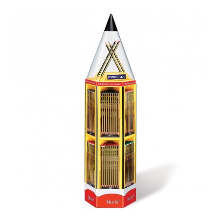1 - STAEDTLER Espositore 576 Matite Nere Noris - 5 gradiazioni assortite 120-VS4