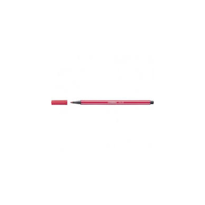 Pennarello Stabilo Pen rosso scuro Pennarello Stabilo Pen rosso scuro