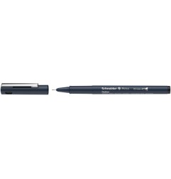 1 - SCHNEIDER 10 pz Penna disegno tecnico Pictus 0,5 colore nero 197501