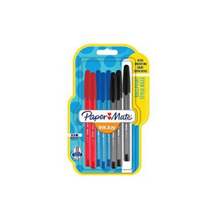 1 - PAPERMATE BIRO INKJOY-100ST 1.0 ASSORTITI -8 pezzi  1956757