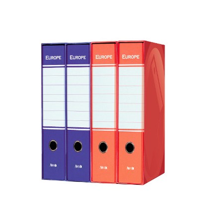 1 - ARCA Registratore d'archivio con custodia protocollo blu EUROPE 7004