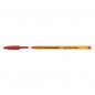 BIC Cristal Fine Penna sfera rossa punta fine 0,8 mm 50 Pz 872720 BIC Cristal Fine Penna sfera rossa punta fine 0,8 mm 50 Pz 872720