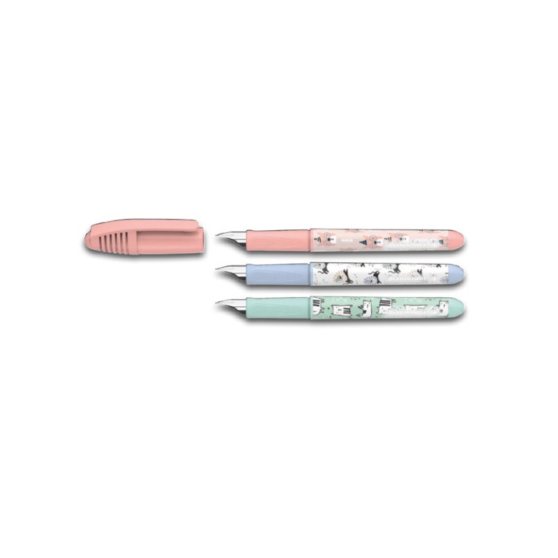 Schneider Mini Zippi penne stilografiche formato mini con decori – espositore 40 pezzi 304542
