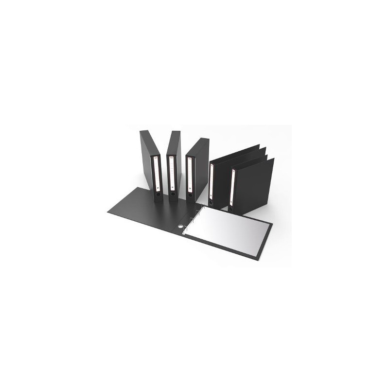 King Mec portatabulati raccoglitore 4 anelli data storing con custodia 41x12 dorso 5,5 cm nero PKM4100 King Mec portatabulati raccoglitore 4 anelli data storing con custodia 41x12 dorso 5,5 cm nero PKM4100