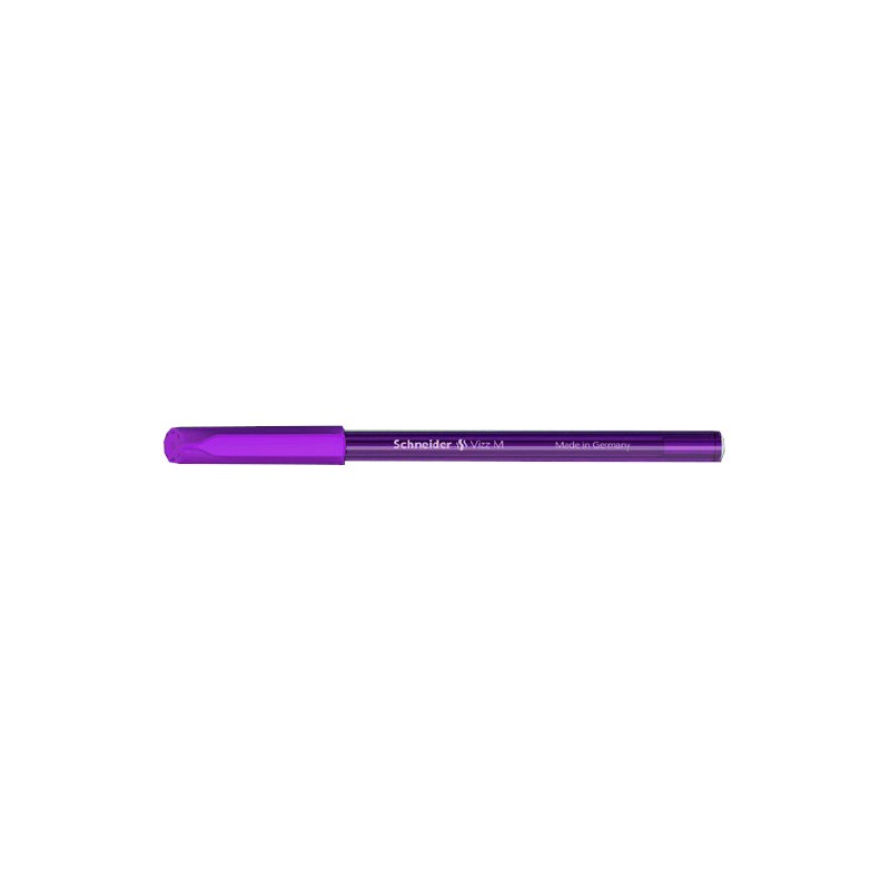 Schneider Vizz penna a sfera punta media inchiostro Gelco viola – confezione 10 pezzi 102208 Schneider Vizz penna a sfera punta media inchiostro Gelco viola – confezione 10 pezzi 102208