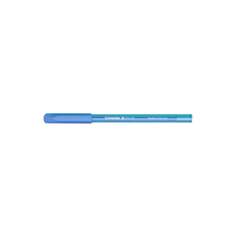 Schneider Vizz penna a sfera punta media inchiostro Gelco azzurro – confezione 10 pezzi 102210 Schneider Vizz penna a sfera punta media inchiostro Gelco azzurro – confezione 10 pezzi 102210