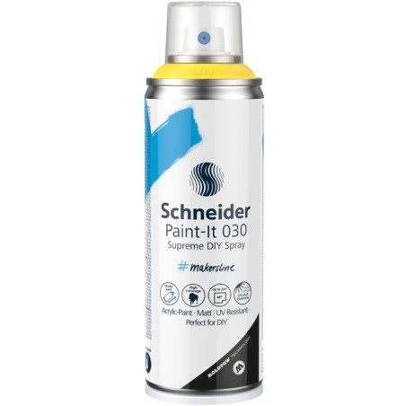 1 - SPRAY ACRILICO 200ML GIALLO LIMONE PAINT-IT 030 700344