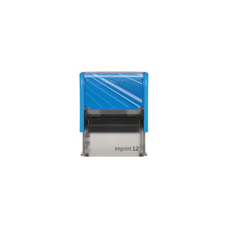 TRODAT Timbro 8912 IMPRINT 2.0 Autoinchiostrante 47x18 mm 4 Righe Blu
