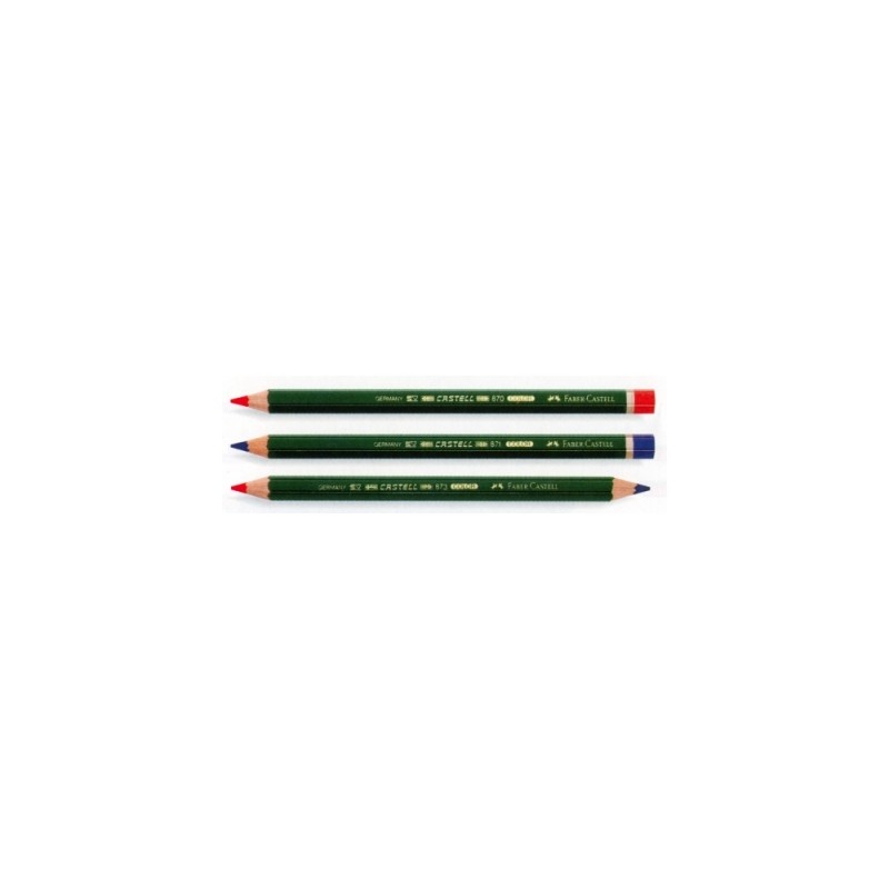 Faber Castell Goldfaber 873 12 matite bicolore rosso/blu 10 mm 117500 Faber Castell Goldfaber 873 12 matite bicolore rosso/blu 10 mm 117500