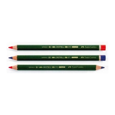 FABER Conf.12 pz Matite Bicolore Rosso/Blu 873 a mina grossa 117500