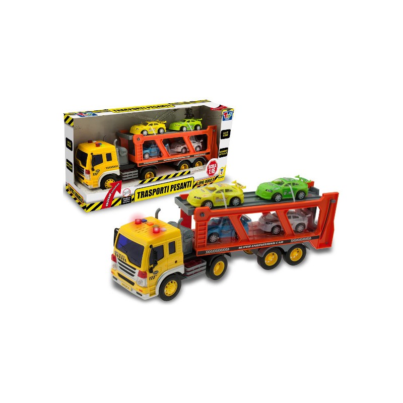 TEOREMA PLAY CITY- TIR TRASPORTI PESANTI A FRIZ. 1:16 65076 TEOREMA PLAY CITY- TIR TRASPORTI PESANTI A FRIZ. 1:16 65076