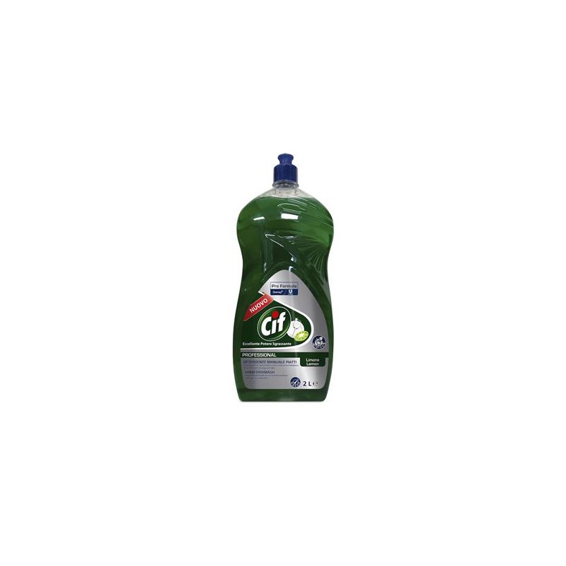 Cif Professional detersivo piatti a mano al limone, flacone 2 L – 101104955 Cif Professional detersivo piatti a mano al limone, flacone 2 L – 101104955
