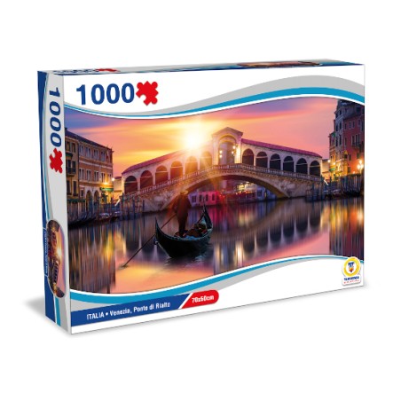 1 - TEOREMA PUZZLE ITALIA - VENEZIA, PONTE DI RIALTO 70X50CM 67023