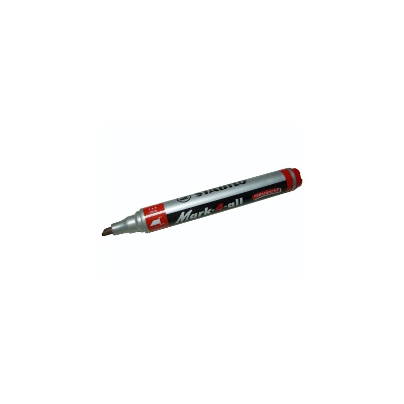10 pz Pennarello Marker Stabilo Mark 4 All rosso punta a scalpello 653/40 10 pz Pennarello Marker Stabilo Mark 4 All rosso punta a scalpello 653/40