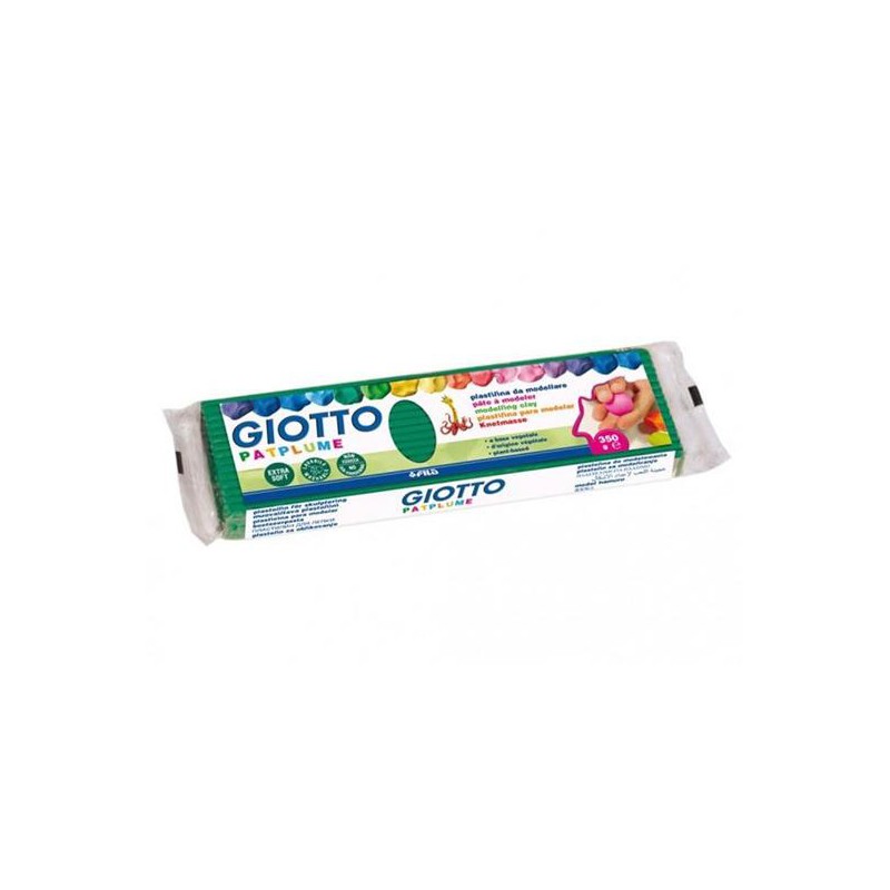 FILA Plastilina Patplume Giotto colore verde scuro 350 gr 510104 FILA Plastilina Patplume Giotto colore verde scuro 350 gr 510104