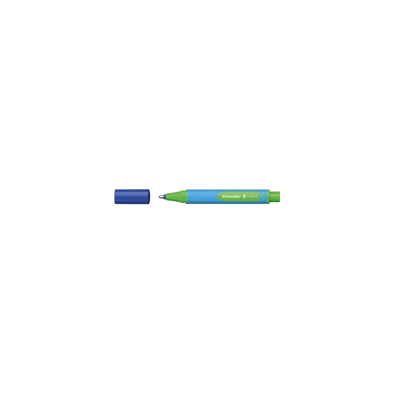 10 pz Penna Biro Slider Link-It Schneider colore blu 154503 10 pz Penna Biro Slider Link-It Schneider colore blu 154503