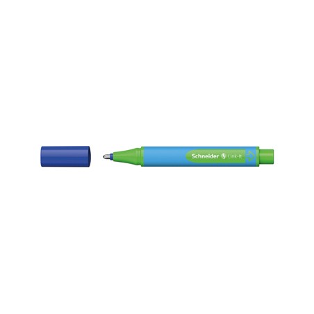 1 - 10 pz Penna Biro Slider Link-It Schneider colore blu  154503