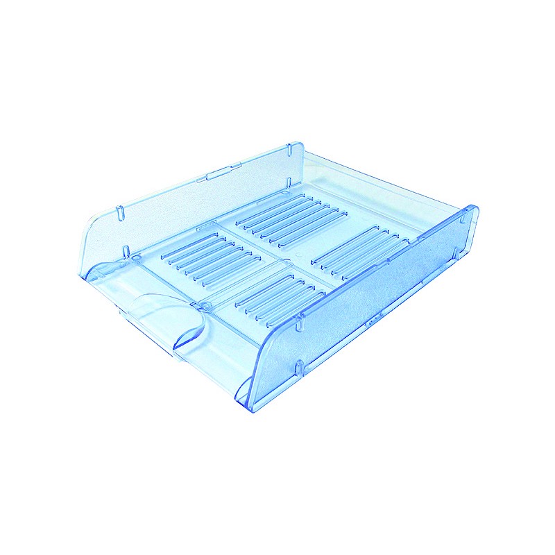 ARDA Vaschetta Porta Corrispondenza Impilabile in PVC Azzurro Trasparente TR25310BL ARDA Vaschetta Porta Corrispondenza Impilabile in PVC Azzurro Trasparente TR25310BL