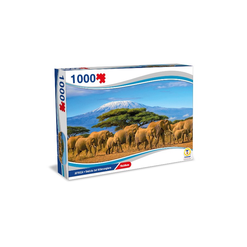 TEOREMA PUZZLE AFRICA - VEDUTA DEL KILIMANGIARO 70X50CM 1000 PZ 67035