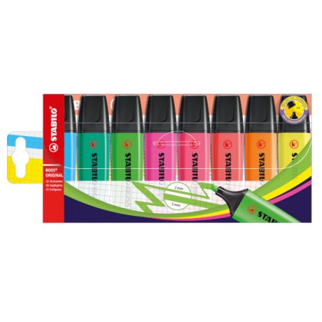 1 - EVID.STABILO BOSS ORIGINAL -8pz 70/8