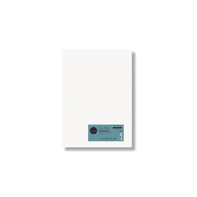 CWR Aqva Marina acquerello 300 gr 56x76 cm grana grossa, 10 fogli – MU111103