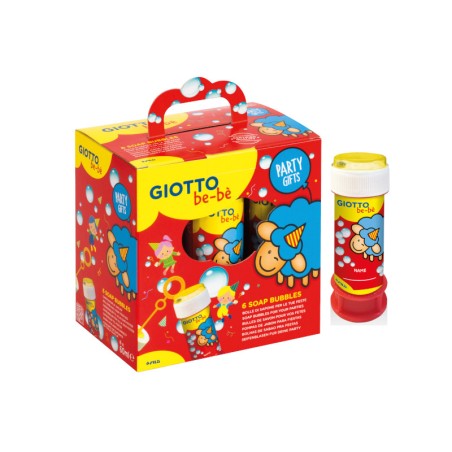 1 - FILA 6 PEZZI - GIOTTO BE-BE PARTY SET BOLLE SAPONE 472000