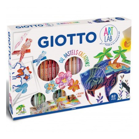 1 - GIOTTO ART LAB OIL PASTELS CREATIONS 581700