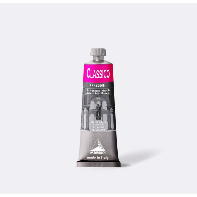 TEMPERA OLIO MAIMERI CLASSICO 60ml ROSSO PRIMARIO MAGENTA M0306256 TEMPERA OLIO MAIMERI CLASSICO 60ml ROSSO PRIMARIO MAGENTA M0306256