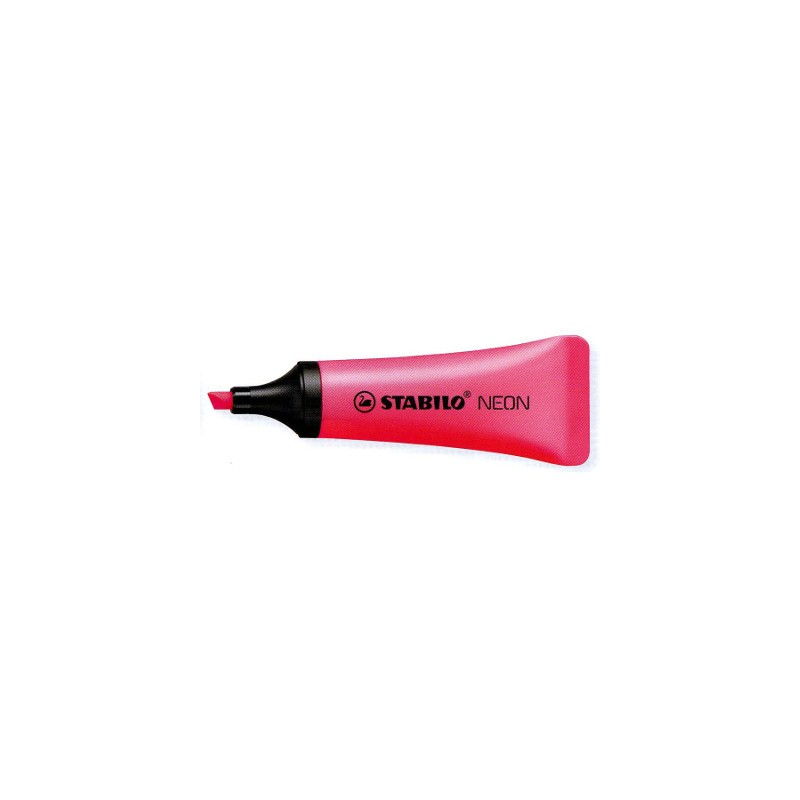 Evidenziatori Stabilo Neon 10 pz - Rosa Evidenziatori Stabilo Neon 10 pz - Rosa