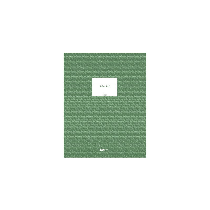 EDIPRO Libro soci 92 pagine numerate 92PAG. E2379 EDIPRO Libro soci 92 pagine numerate 92PAG. E2379