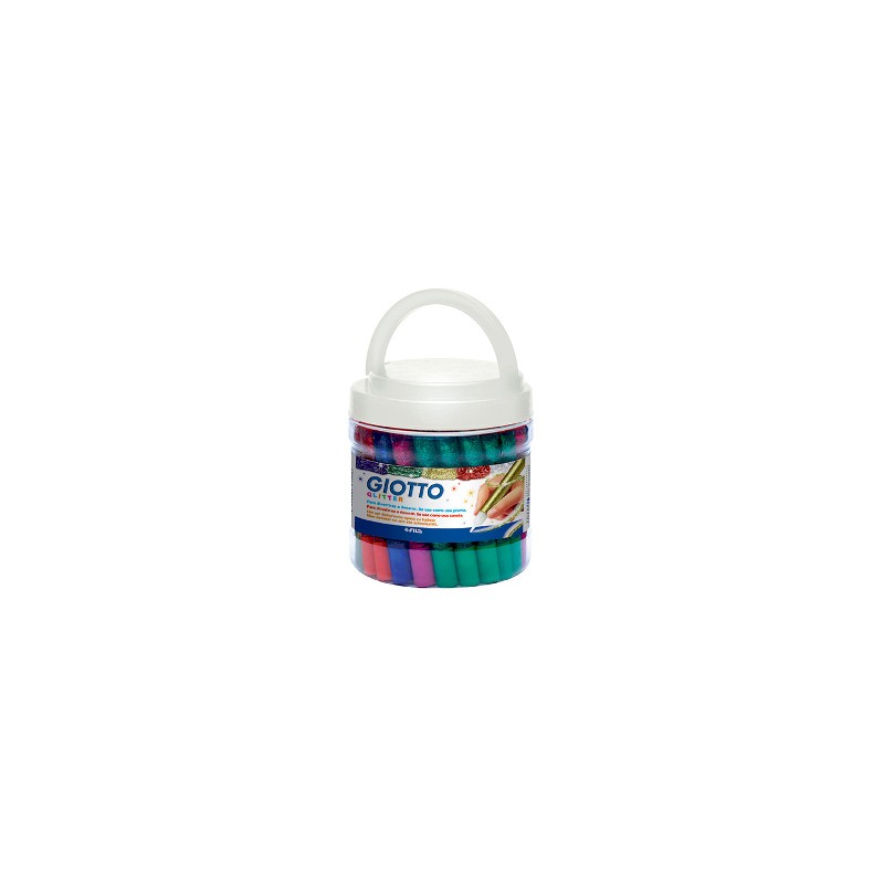 FILA 50 PEZZI GLITTER GLUE GIOTTO 10,5ML. BARATTOLO FILA 50 PEZZI GLITTER GLUE GIOTTO 10,5ML. BARATTOLO
