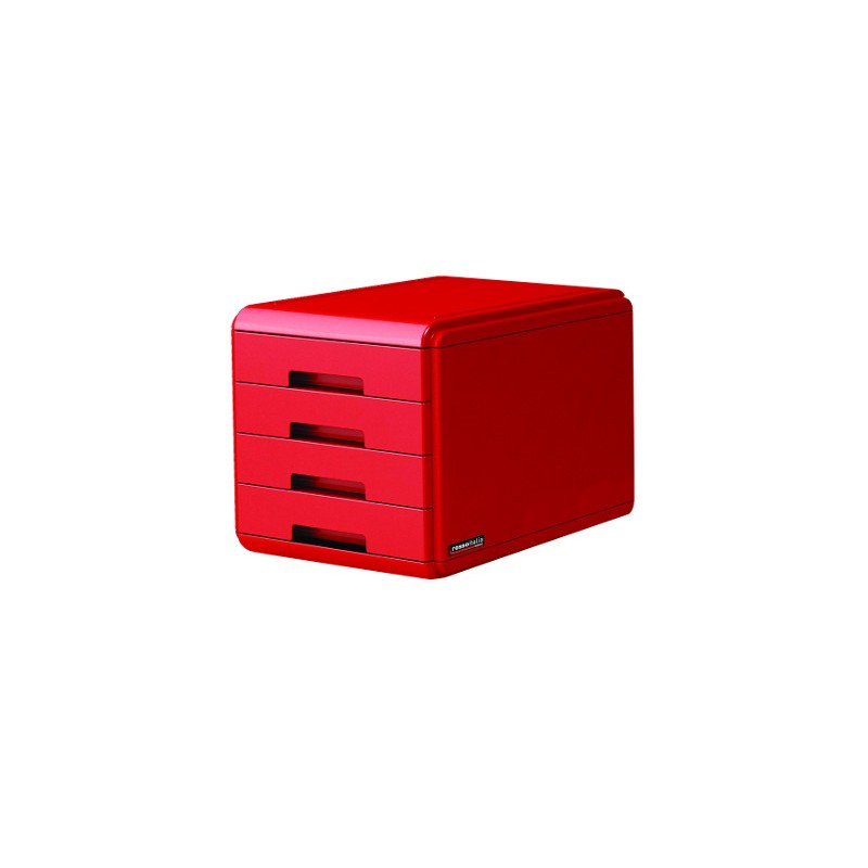 ARDA Cassettiera 4 cassetti rossa CM. 4,5 ARDA Cassettiera 4 cassetti rossa CM. 4,5