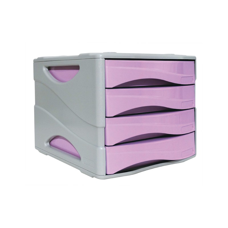 Arda cassettiera Keep Colour Pastel 4 cassetti lilla 15P4PPASVI Arda cassettiera Keep Colour Pastel 4 cassetti lilla 15P4PPASVI