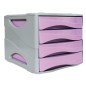 Arda cassettiera Keep Colour Pastel 4 cassetti lilla 15P4PPASVI Arda cassettiera Keep Colour Pastel 4 cassetti lilla 15P4PPASVI