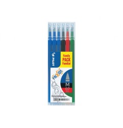 1 - PILOT Ricarica per penna cancellabile col. ass. 6 pz. 006649