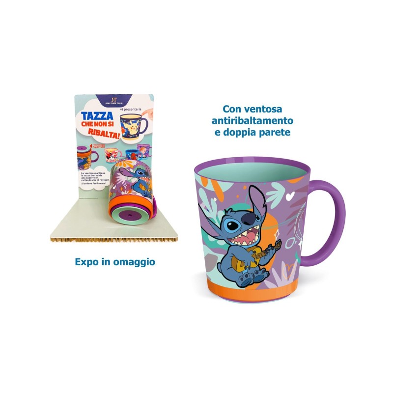 TAZZA STITCH PP DOPPIA PARETE ML.410 - ST75067 TAZZA STITCH PP DOPPIA PARETE ML.410 - ST75067