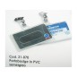 Porta badge Lebez con clip in PVC 9x5,6 cm, confezione da 50 pezzi - 31-070 Porta badge Lebez con clip in PVC 9x5,6 cm, confezione da 50 pezzi - 31-070